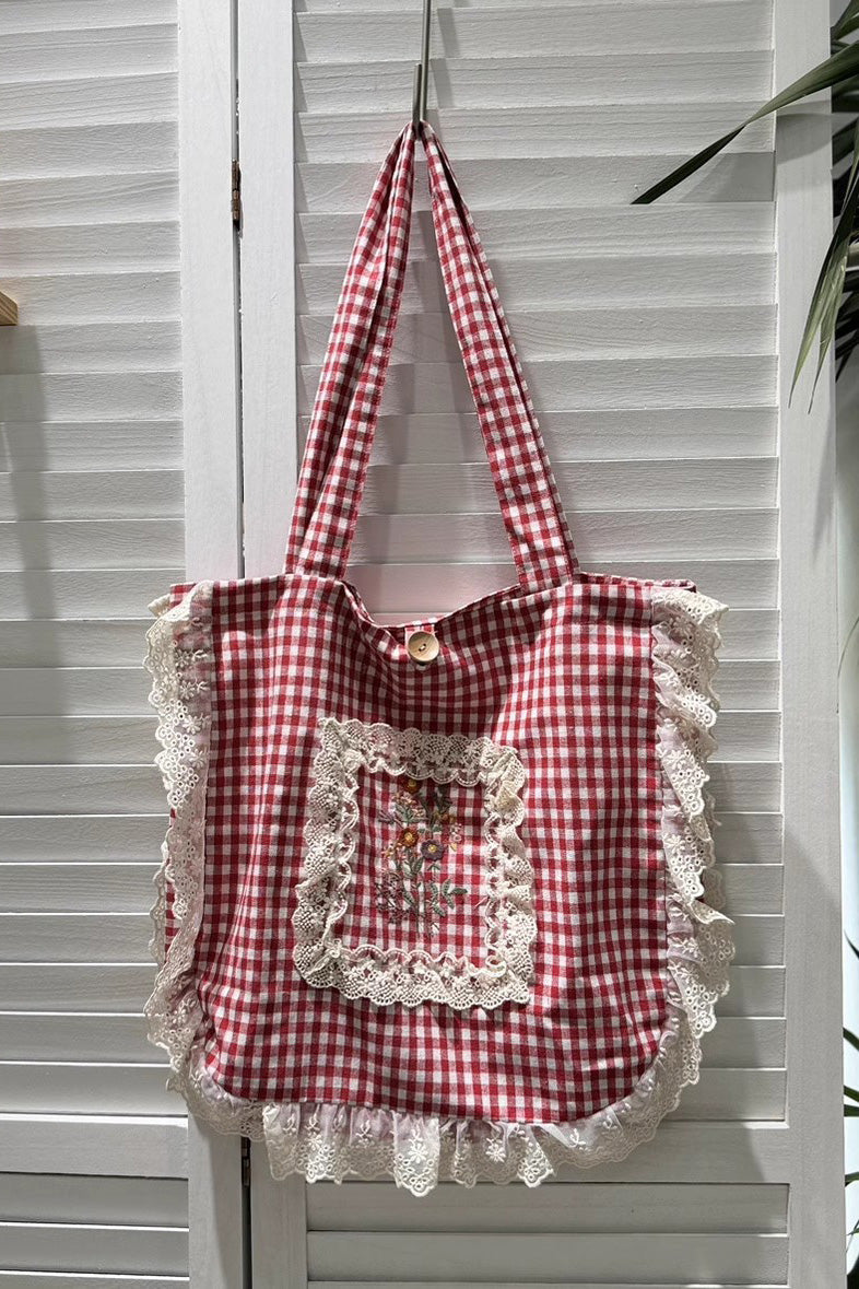 Morigirl Lace Cotton Bags