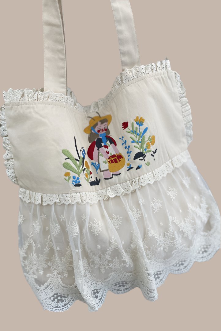 Cottagecore Cute Embroidered Bag