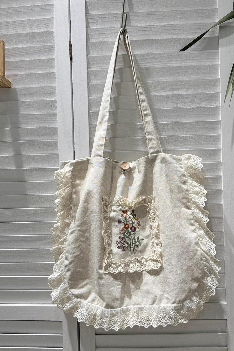 Morigirl Lace Cotton Bags