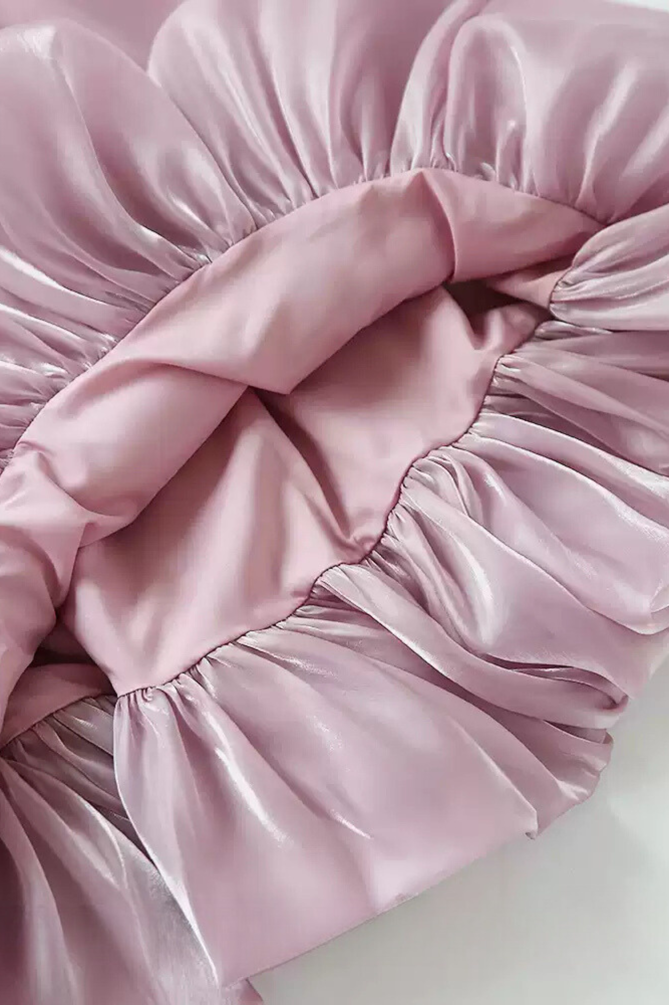 Pink Bubble Midi Skirt