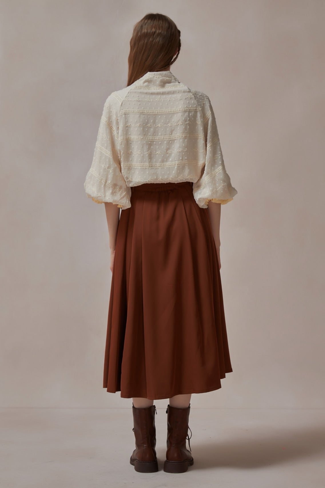 Retro Style Vintage Belt Skirt