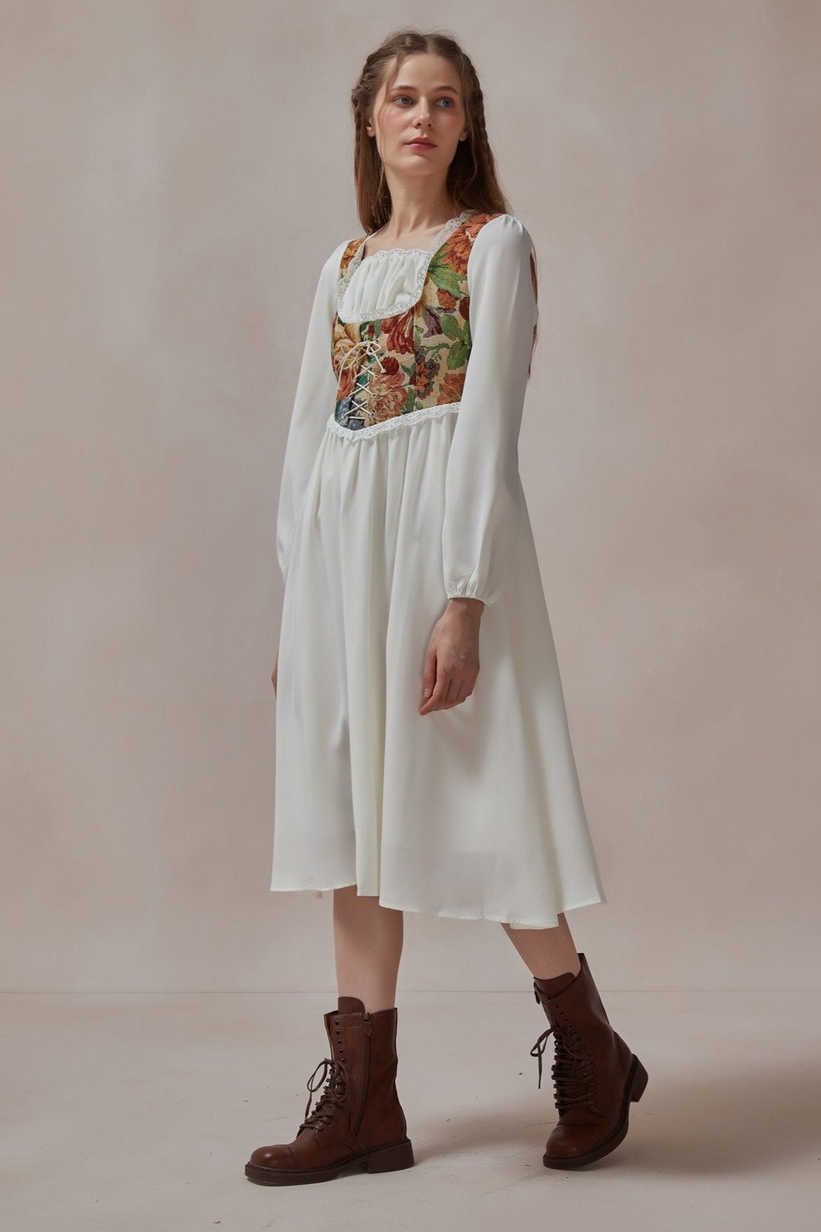 Cottagecore Aesthetic Corset Formal Dress