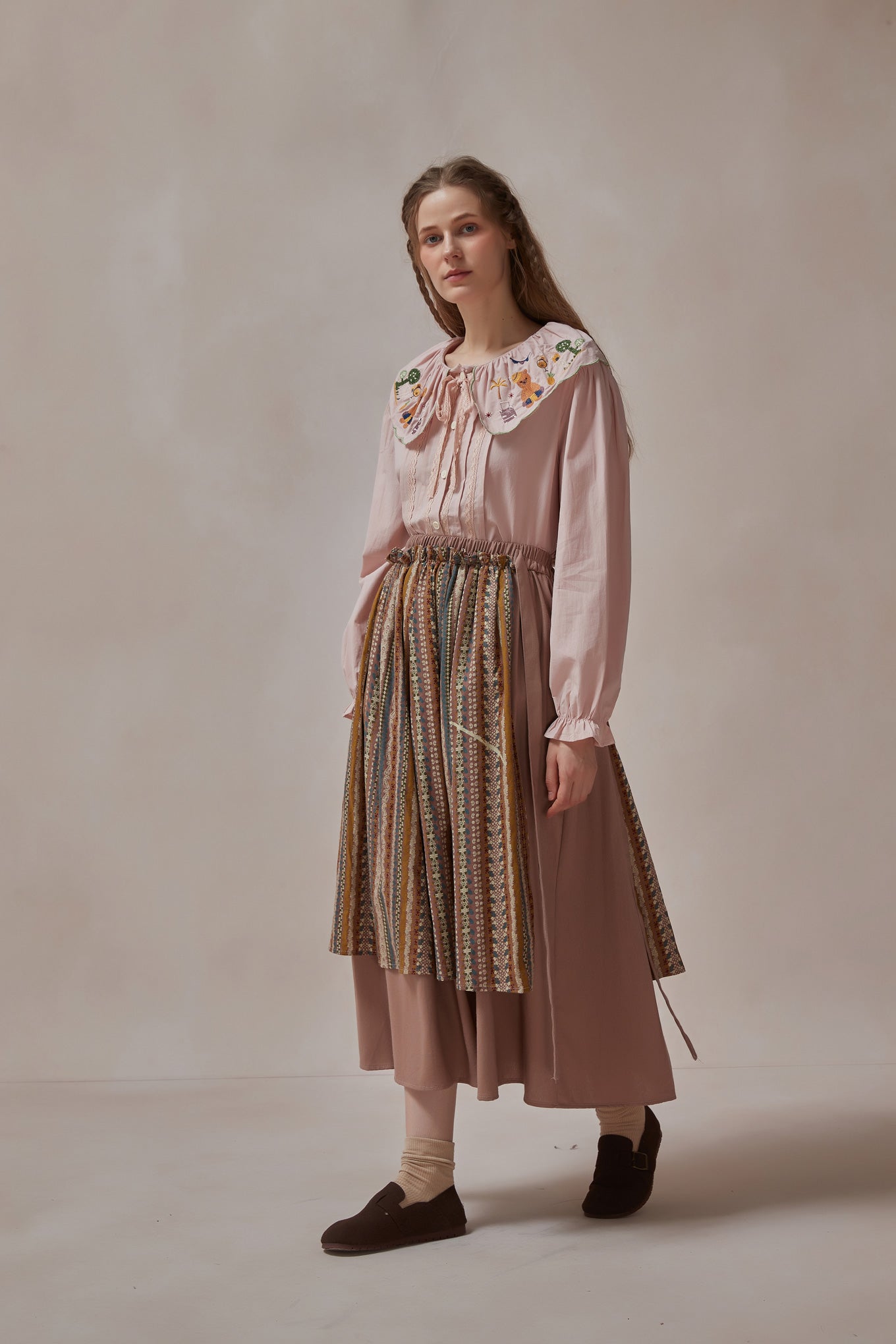 Cottagecore Ruffle Vintage Skirt