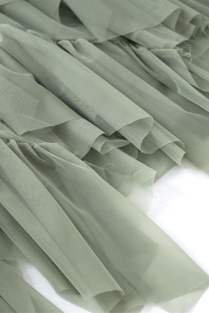 green petal fairy skirt