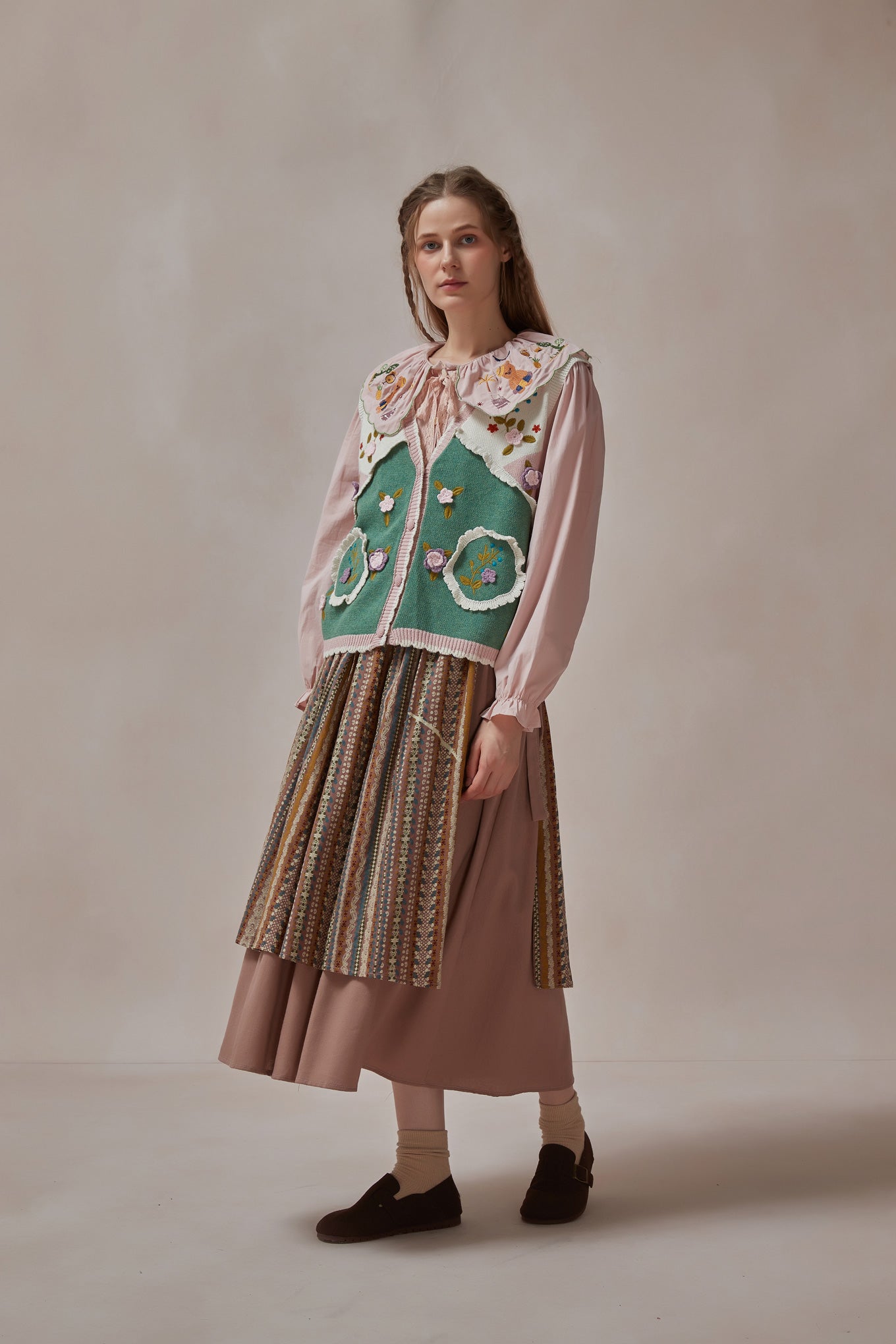 Cottagecore Aesthetic Knit Sweater Vest