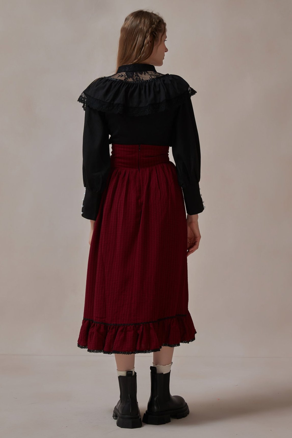 Vintage Black Lace Top