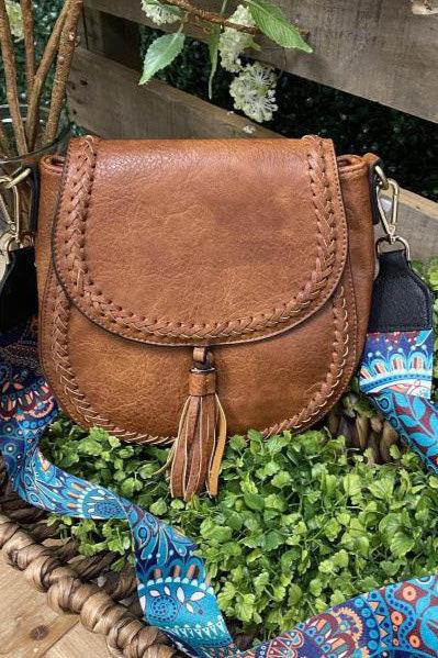 Vintage Belt Leather Crossbody Bags