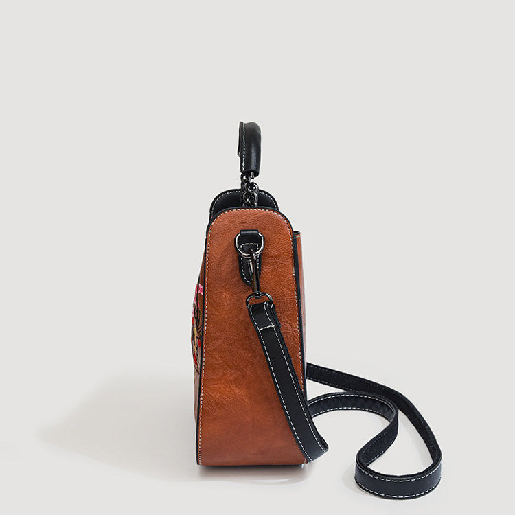 Vintage Embroidered Leather Bags