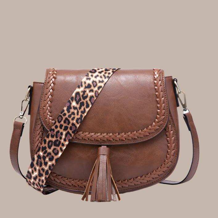 Vintage Belt Leather Crossbody Bags