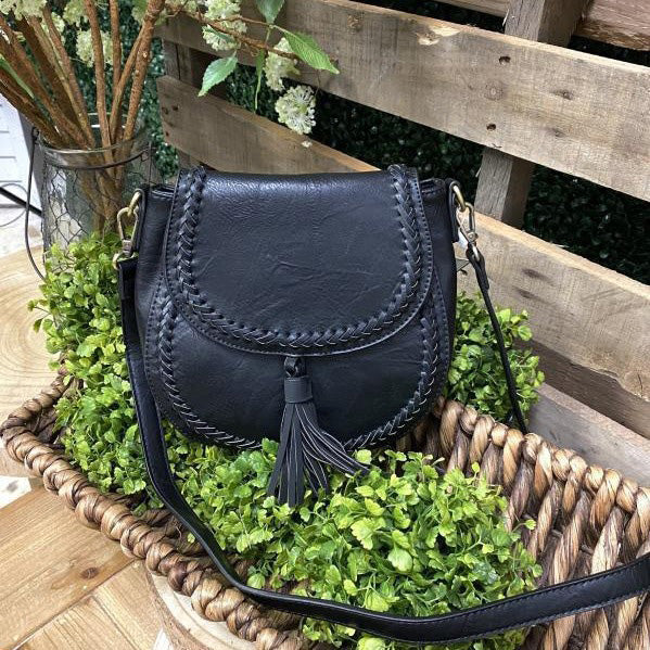 Vintage Belt Leather Crossbody Bags