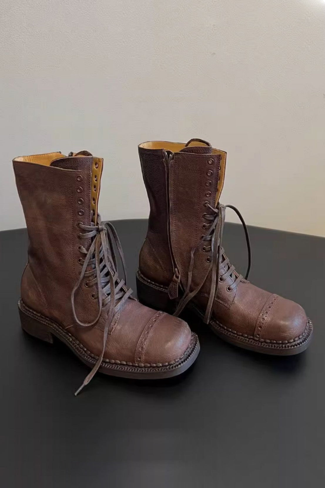 Vintage Brown Womens Boots