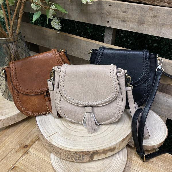 Vintage Belt Leather Crossbody Bags